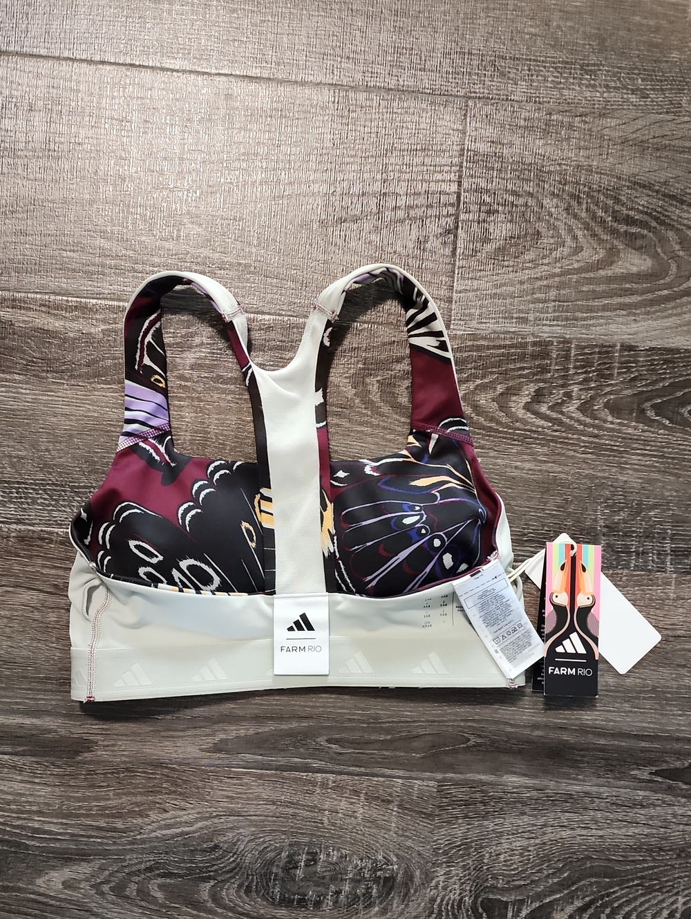 Adidas x Farm Rio "Butterfly" Sports Bra - Picture 4 of 5